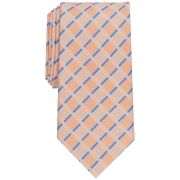 Perry Ellis Men’s Geometric-Print Tie Orange OS B4HP