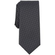 Alfani Men’s Mangin Mini-Print Tie Black OS B4HP