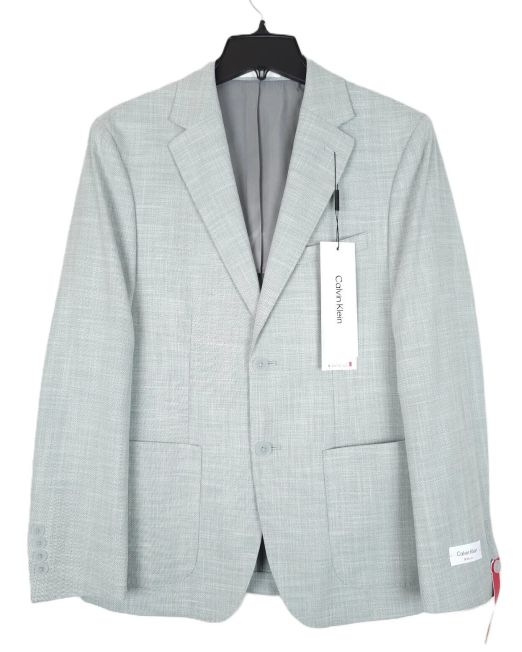 Calvin Klein Men's Slim-Fit Sport Coat Mint B4HP $295