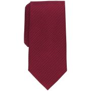Perry Ellis Men’s Brosher Classic Mini-Dash Tie Burgundy OS B4HP