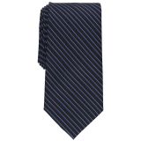 Club Room Men's Watts Striped Tie Black OS B4HP