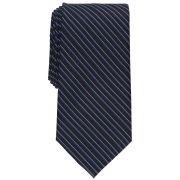 Club Room Men’s Watts Striped Tie Black OS B4HP