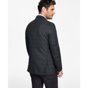 Tommy Hilfiger Men’s Modern-Fit Plaid Sport Coat Olive/Brown 46R B4HP $295