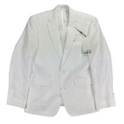 Bar III Men’s Slim-Fit 100% Linen Suit Jacket White B4HP $360