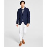 Tommy Hilfiger Men's Modern-Fit Navy Weave Sport Coat 40R B4HP $295