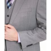 Michael Kors Men’s Modern-Fit Airsoft Suit Jacket Gray Sharkskin 50L B4HP