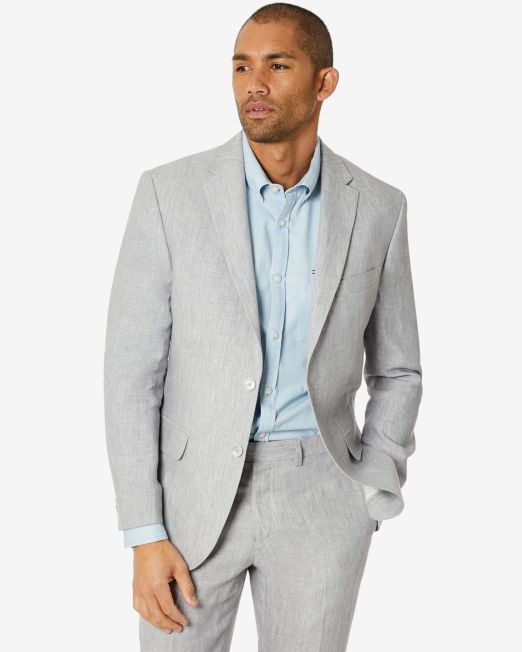 Tommy Hilfiger Men's Modern-Fit Flex Stretch Linen Suit Jacket 42S B4HP $350