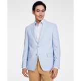 Michael Kors Men's Classic-Fit Herringbone Sport Coat Blue 38R B4HP $295