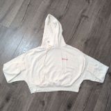 Levi's Women's Graphic Cropped Laundry Day Hoodie Tofu XL B4HP