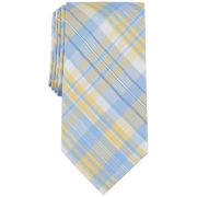 Club Room Men’s McKay Plaid Tie Yellow OS B4HP