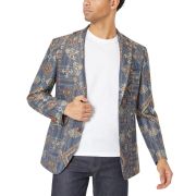 Tallia Men’s Slim-Fit Jacquard Sport Coat Bluegold 38S B4HP $295