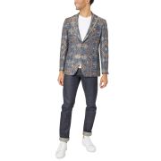 Tallia Men’s Slim-Fit Jacquard Sport Coat Bluegold 38S B4HP $295