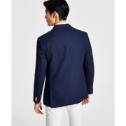 Tommy Hilfiger Men’s Modern-Fit Navy Weave Sport Coat 40R B4HP $295