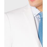 Bar III Men’s Slim-Fit 100% Linen Suit Jacket White B4HP $360