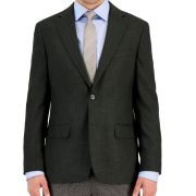 Tommy Hilfiger Men’s Modern-Fit Solid Weave Sport Coat Olive 40L B4HP $295