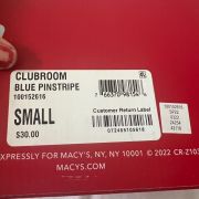 Club Room Men’s Cushioned Bed Slides Blue S B4HP