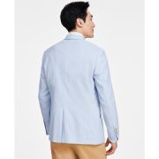 Michael Kors Men’s Classic-Fit Herringbone Sport Coat Blue 38R B4HP $295