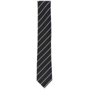 Alfani Men’s Jacobus Stripe Tie Black OS B4HP