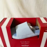 Club Room Men’s Cushioned Bed Slides Blue S B4HP