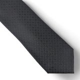 Alfani Men's Lunar Geo Texture Solid Tie Necktie Slim Modern 2 3/4" Black B4HP