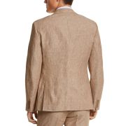 Bar III Men’s Slim-Fit Linen Suit Jackets Tan Pinstripe 36R B4HP $360