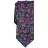 Bar III Men's Eaton Floral Tie Dusty Pink OS B4HP