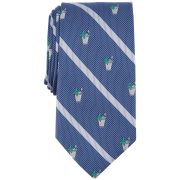 Club Room Men’s Mint Julep Tie Navy OS B4HP