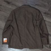 Tallia Men’s Slim-Fit Wool-Blend Printed Sport Coat Charcoal/tan 48L B4HP $295