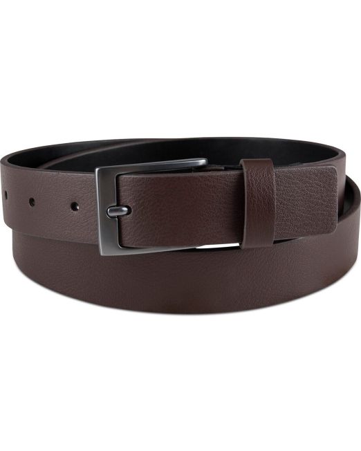 Alfani Men's Casual Belt Collection Brown XL B4HP