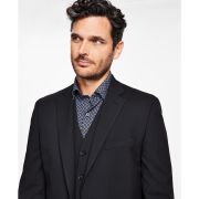 Alfani Men’s Classic-Fit Stretch Solid Suit Jacket Black 44R B4HP $360