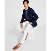 Tommy Hilfiger Men’s Modern-Fit Navy Weave Sport Coat 40R B4HP $295