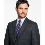 Tommy Hilfiger Men’s Modern-Fit Plaid Sport Coat Olive/Brown 46R B4HP $295