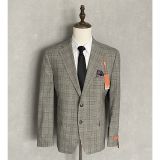 Tallia Men's Slim-Fit Wool Suit Separate Jacket Brown 40R B4HP $425
