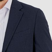 Nautica Men’s Modern-Fit Bi-Stretch Fall Suit Jacket Blue Tick 46R B4HP $395