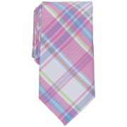 Club Room Men’s Newbern Plaid Tie OS B4HP