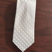 Michael Kors Men’s Remson Pin-Dot Tie Silver OS B4HP