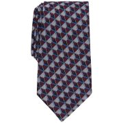 Perry Ellis Men’s Dunstan Geometric-Print Tie Red OS B4HP