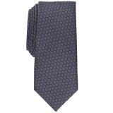 Alfani Men's Rolling Neat Slim Tie Charcoal OS B4HP