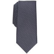 Alfani Men’s Rolling Neat Slim Tie Charcoal OS B4HP