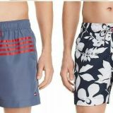 MENS TOMMY HILFIGER Medium Drawstring Swim Shorts $69.50