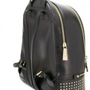 MICHAEL Michael Kors Studded Zip-Up Back pack Leather MSRP $398 B4HP