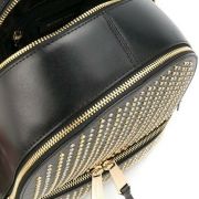 MICHAEL Michael Kors Studded Zip-Up Back pack Leather MSRP $398 B4HP