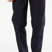 NWT Men's Dockers Signature Cotton Stretch Khaki Slim Fit Flat Front  2 COLORS
