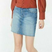 Women M1858 Emery Deconstructed Denim Mini Skirt Sunset Various B4HP