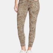 WILLIAM RAST Animal-Print Cheetah Ankle Skinny Jeans Size 26