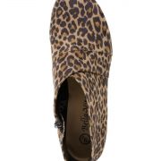 Bella Vita Kira II booties 8.5W leopard print zip closure comfort footbed