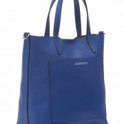 Calvin Klein Larissa Leather Crossbody Blue MSRP $168 B4HP
