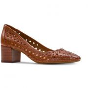Patricia Nash Allegra Perforated leather Pumps Sienna Size 9 M B4HP Msrp $159