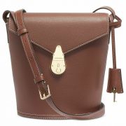 Calvin Klein Lock Leather Bucket Bag Statement Series B4HP