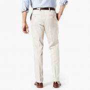 DOCKERS MENS SIGNATURE KHAKI STRAIGHT FIT LUX COTTON STRETCH PANTS Shirt Gripper